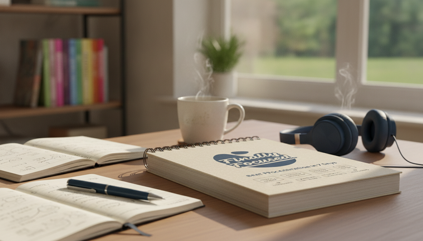 Finally Focused Workbook: Beat Procrastination in 7 Days